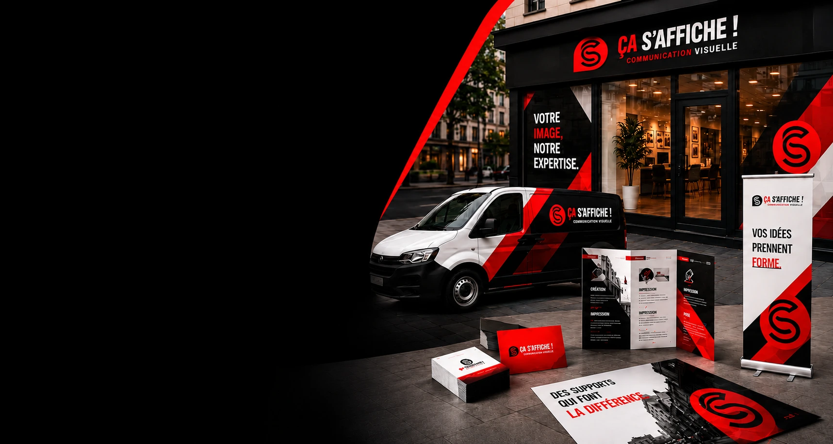 Communication print, affichage et supports professionnels